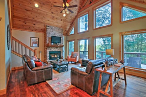 Blue Ridge Cabin with Wooded Views, Deck and Hot Tub!